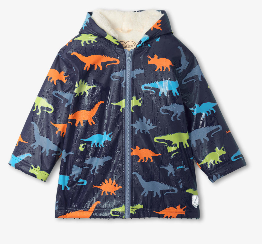 Hatley Color Changing Dinosaur Raincoat Kids on King