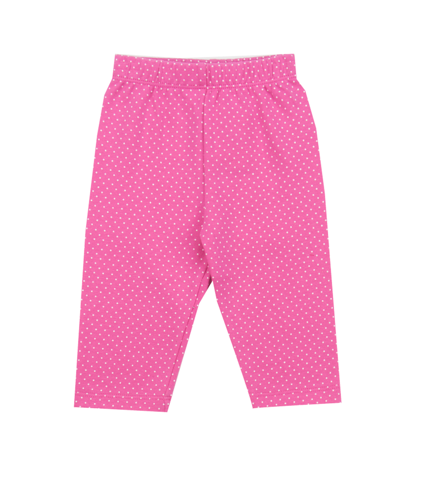Acvisa Pink Polka Dot Capri Leggings - Kids on King