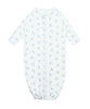 Magnolia Baby Blue Teddy Bear Print Converter Gown - Kids on King