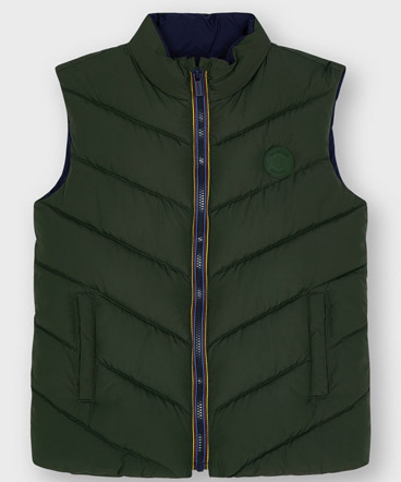 Mayoral Boys Quilted Feather Effect Vest